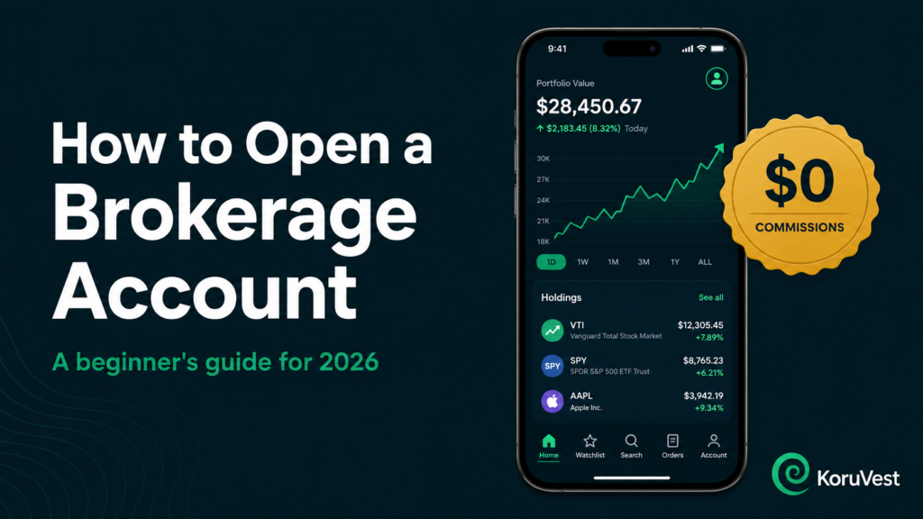 Step-by-step guide to opening an online brokerage account for beginners in 2026