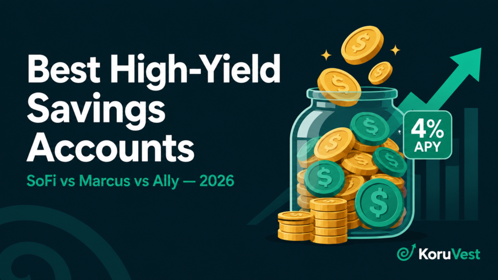 Best high-yield savings accounts compared for beginners in 2026 — SoFi, Marcus, Ally