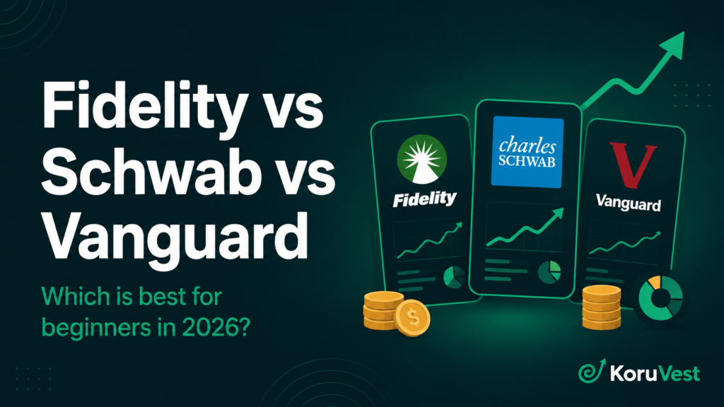 Fidelity vs Schwab vs Vanguard compared for beginner investors in 2026